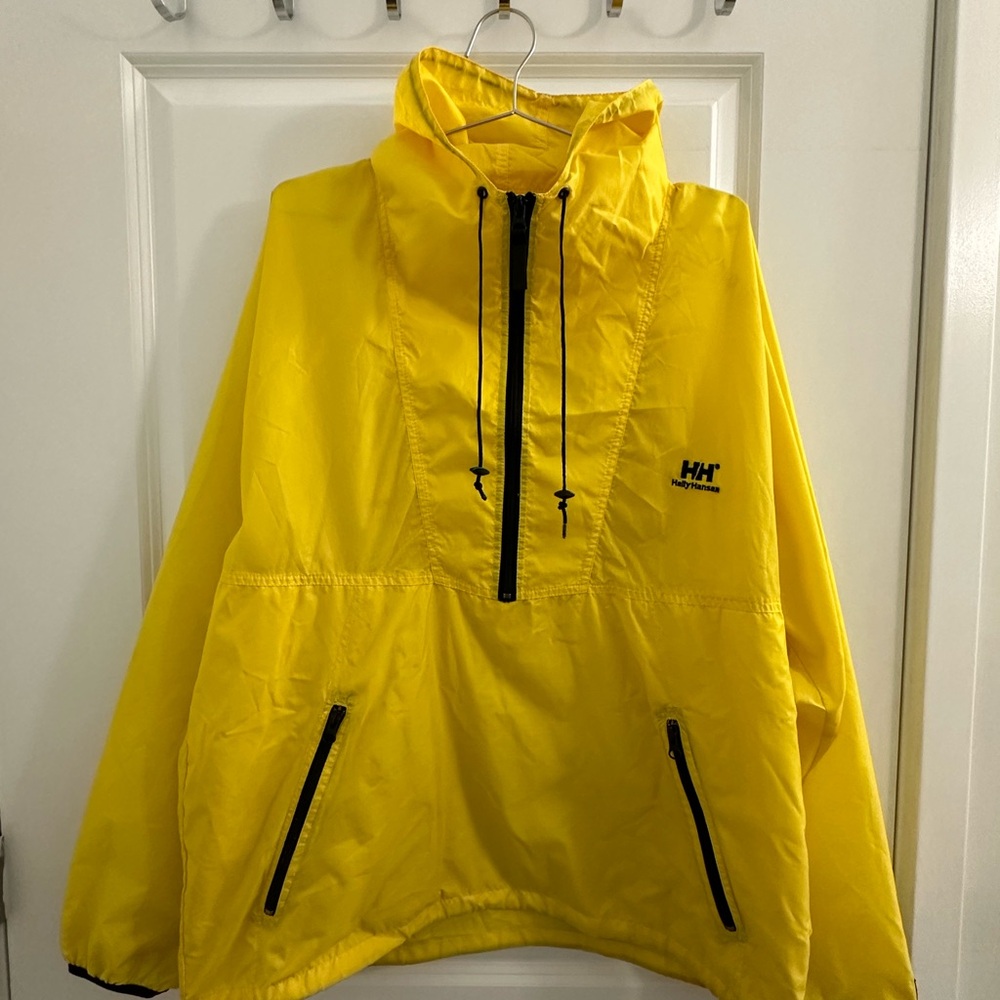Helly Hansen Yellow Windbreaker Jacket - image 1